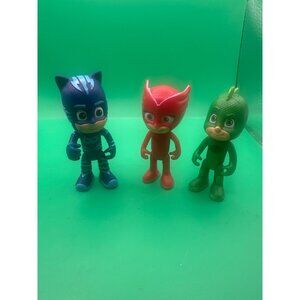 PJ Masks Catboy Owlette & Gekko Action Figures Set Of 3 By eOne & Frog Box